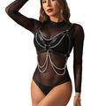 SUBBLIME - HARNESS BRACE WITH CHAIN ​​DETAIL, ONE SIZE