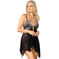 SUBBLIME - BABYDOLL TULLE FABRIC LACE CHEST L/XL