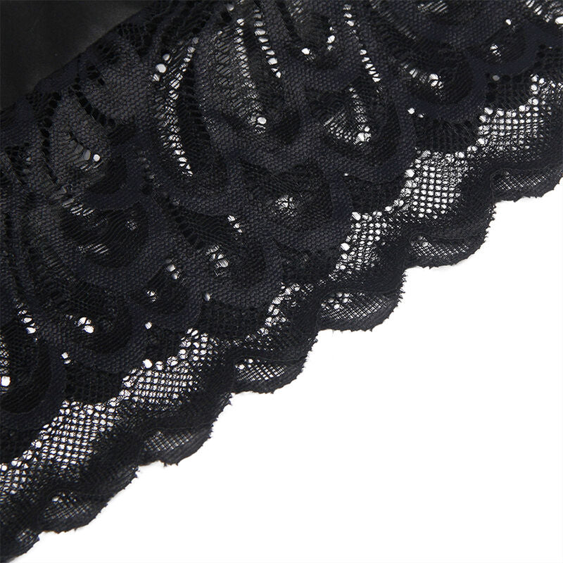 SUBBLIME - BABYDOLL IMPRIMÉ FLEURI POITRINE NOIRE S/M