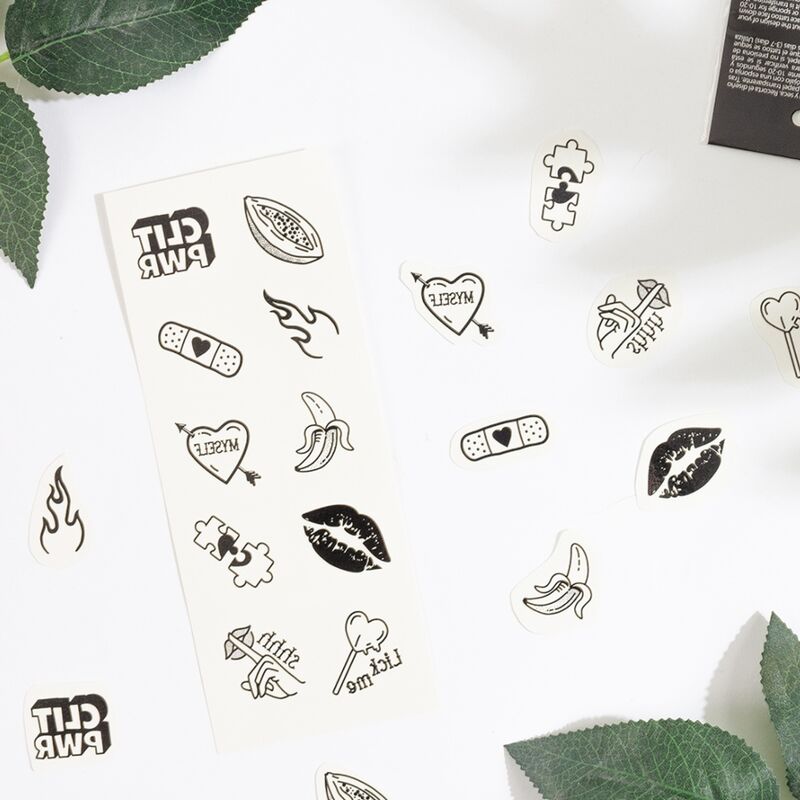 SECRET PLAY - SET DE 10 TATOUAGES TEMPORAIRES CANDY COLLECTION