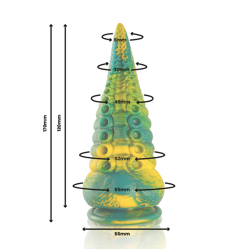 EPIC - CETUS DILDO TENTACULE VERT PETIT MODÈLE