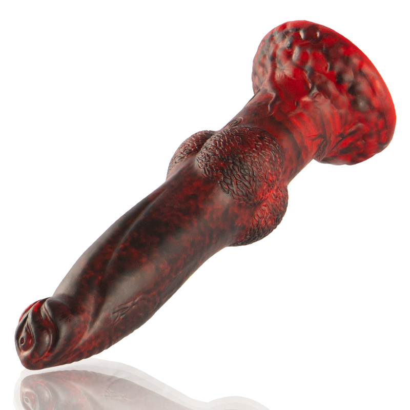 EPIC - PROMETHEUS DILDO TITAN EN FLAMMES RECHARGEABLE TÉLÉCOMMANDE