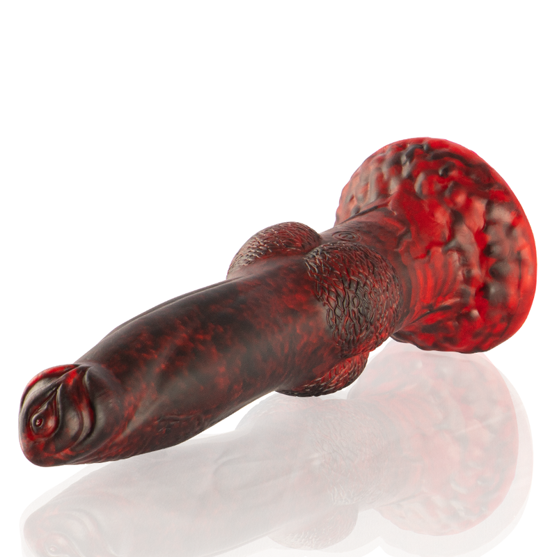 EPIC - PROMETHEUS DILDO TITAN EN FLAMMES RECHARGEABLE TÉLÉCOMMANDE