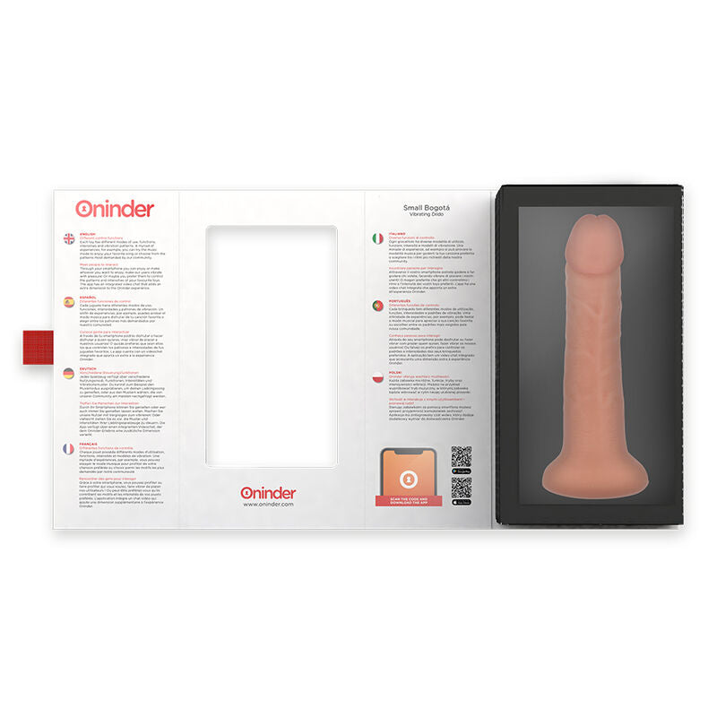 ONINDER - SMALL BOGOTA CYBER REALISM VIBRATION 17.5 CM -O- 4 CM - FREE APP
