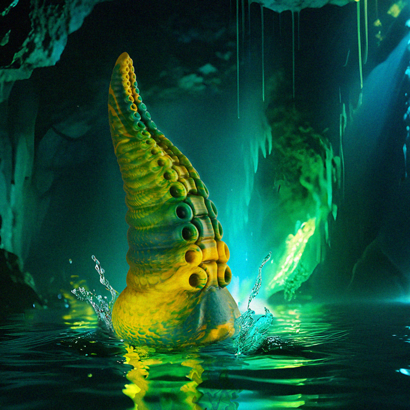 EPIC - CETUS DILDO TENTACULE VERT PETIT MODÈLE