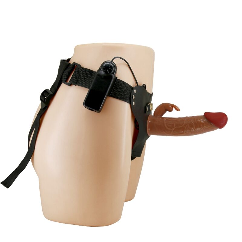 PRETTY LOVE - MARION HARNESS BRIEFS UNIVERSELS AVEC DILDO VIBRANT 19 CM MÛLATRE
