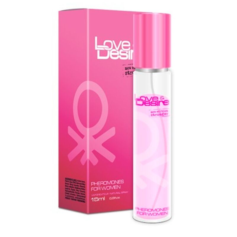 EURO1SEX - LOVE&DESIRE PARFUM PHÉROMONES POUR ELLE 15 ML