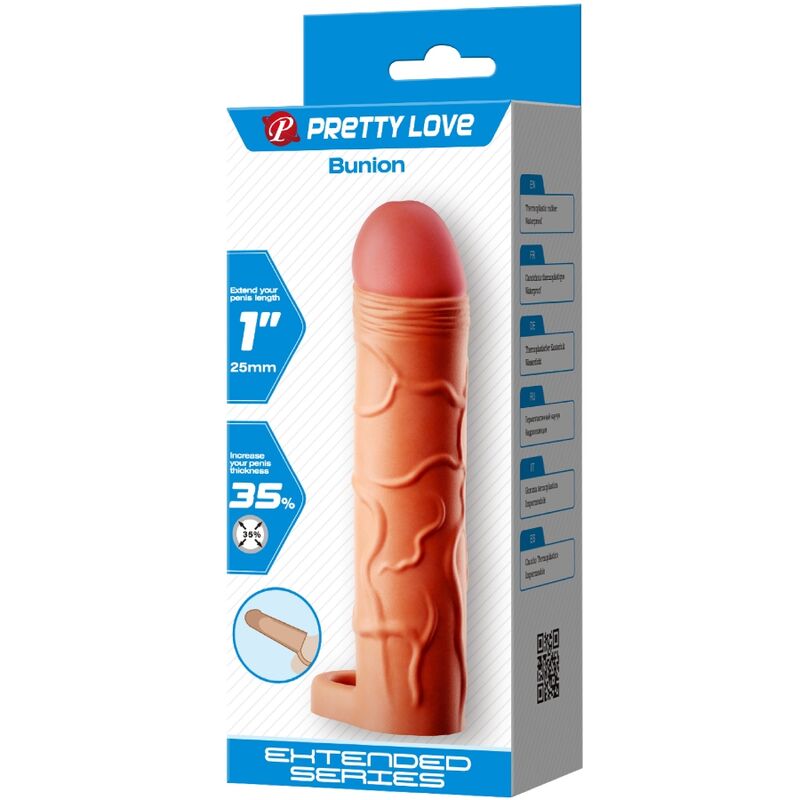 PRETTY LOVE - ANNEAU PÉNIS EXTENSEUR NATUREL