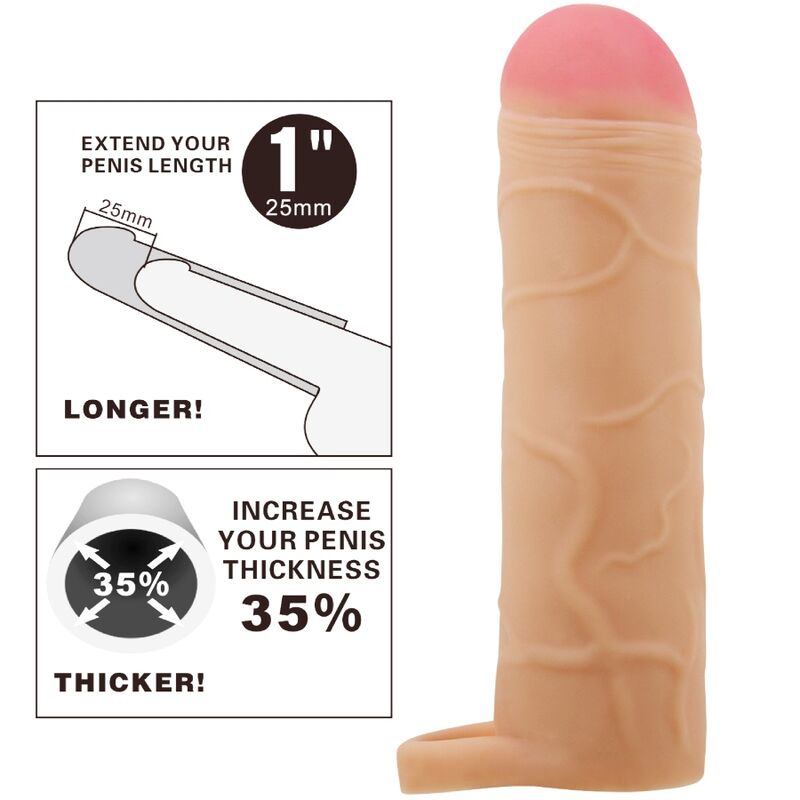 PRETTY LOVE - ANNEAU PÉNIS EXTENSEUR NATUREL