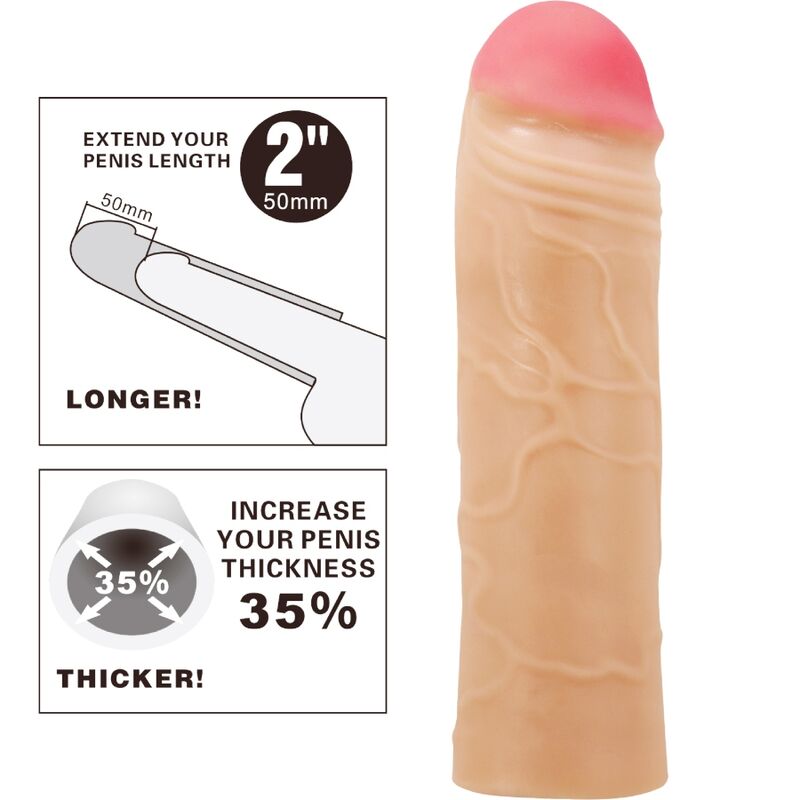 PRETTY LOVE - CHANE GAINE EXTENSIBLE POUR PÉNIS NATURELLE