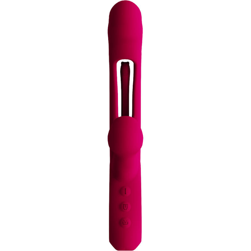 ARMONY - VIBREUR ET STIMULATEUR DOUBLE IMPACT SWING MODÈLE 2 BORDEAUX