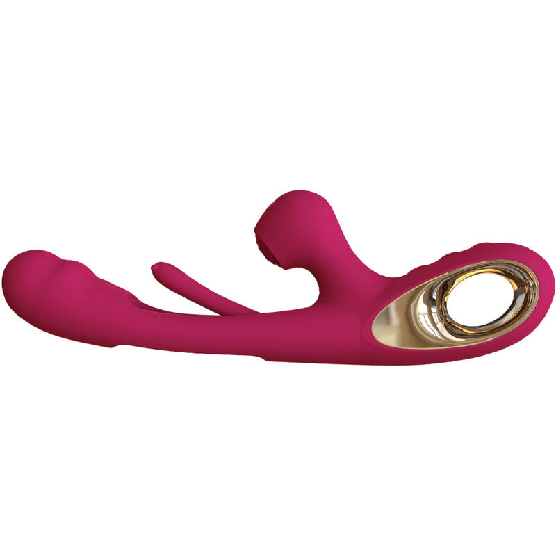 ARMONY - VIBREUR ET STIMULATEUR DOUBLE IMPACT SWING MODÈLE 2 BORDEAUX