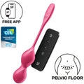 SATISFYER - LOVE BIRDS 2 BOULES DE GYNÉCOLOGIE VIBRANTES + APPLICATION GRATUITE