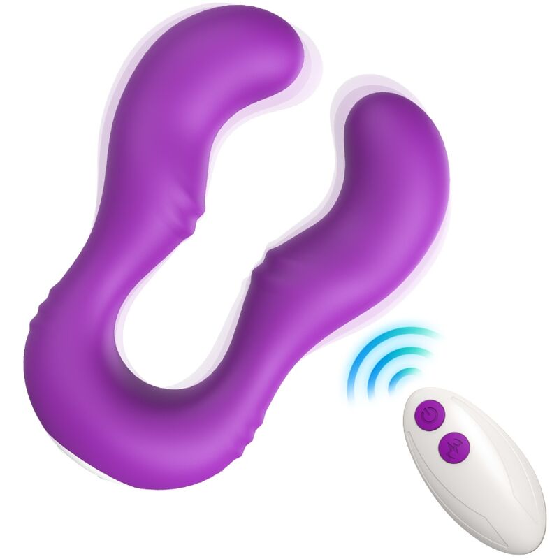 HARMONY - SERAPH DOUBLE VIBRATOR WITH REMOTE CONTROL, VIOLET