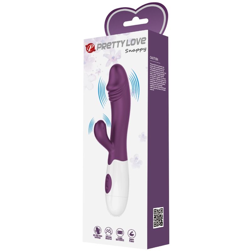 PRETTY LOVE - VIBROMASSEUR POINT G SNAPPY VIOLET