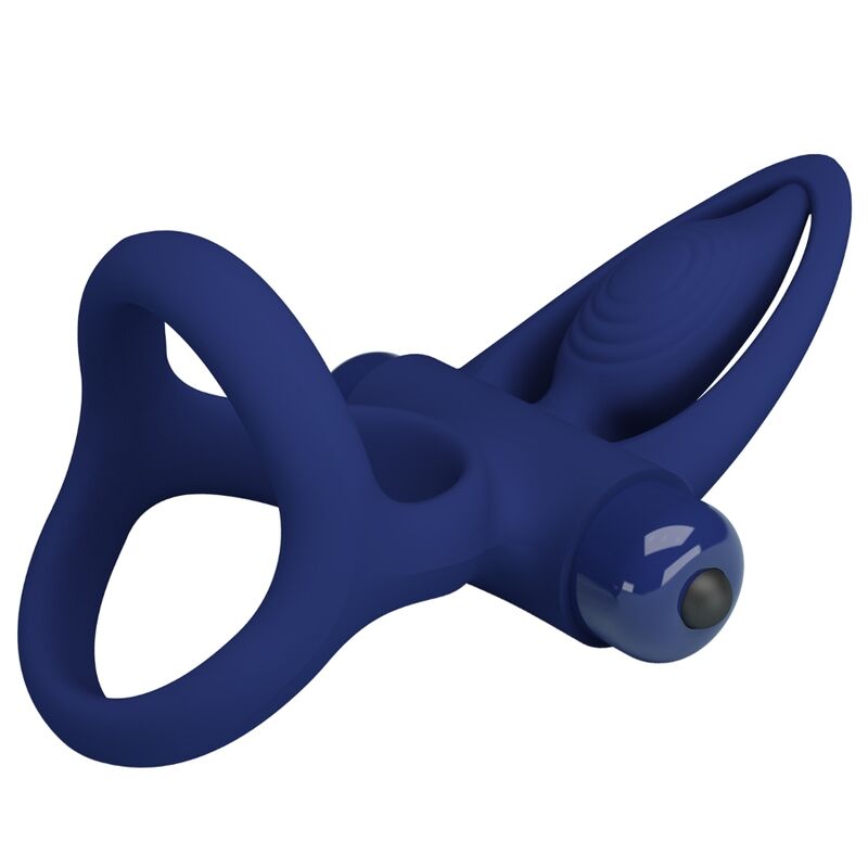 PRETTY LOVE - DOUBLE RING VIBRATING MAT & BLUE STIMULATOR