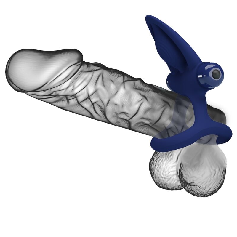 PRETTY LOVE - DOUBLE RING VIBRATING MAT & BLUE STIMULATOR