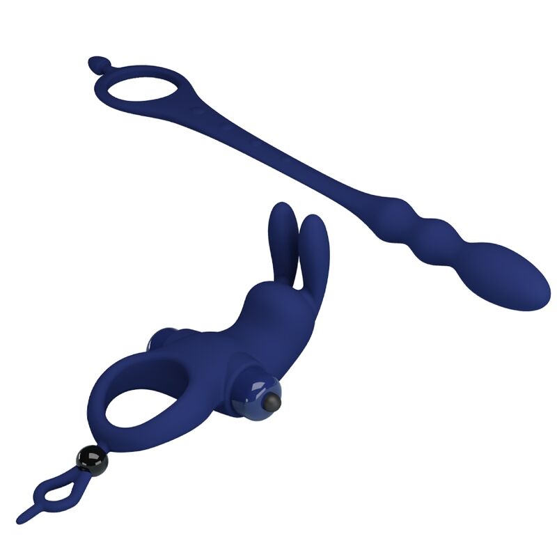 PRETTY LOVE - AYAD ANNEAU VIBRANT LAPIN AVEC PLUG BLEU