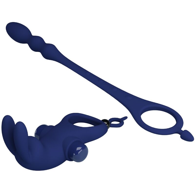 PRETTY LOVE - AYAD ANNEAU VIBRANT LAPIN AVEC PLUG BLEU