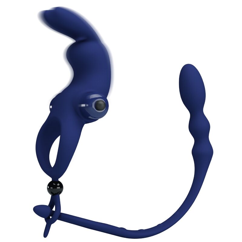 PRETTY LOVE - AYAD ANNEAU VIBRANT LAPIN AVEC PLUG BLEU