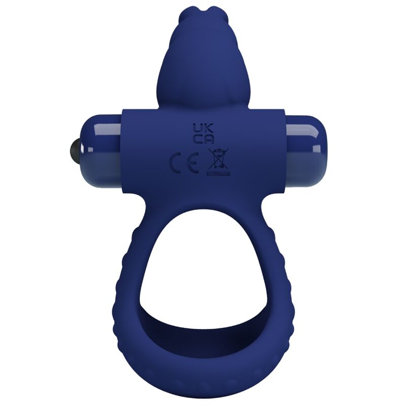 PRETTY LOVE - ANNEAU VIBRANT DOUBLE RABBIT LUCHITO BLEU