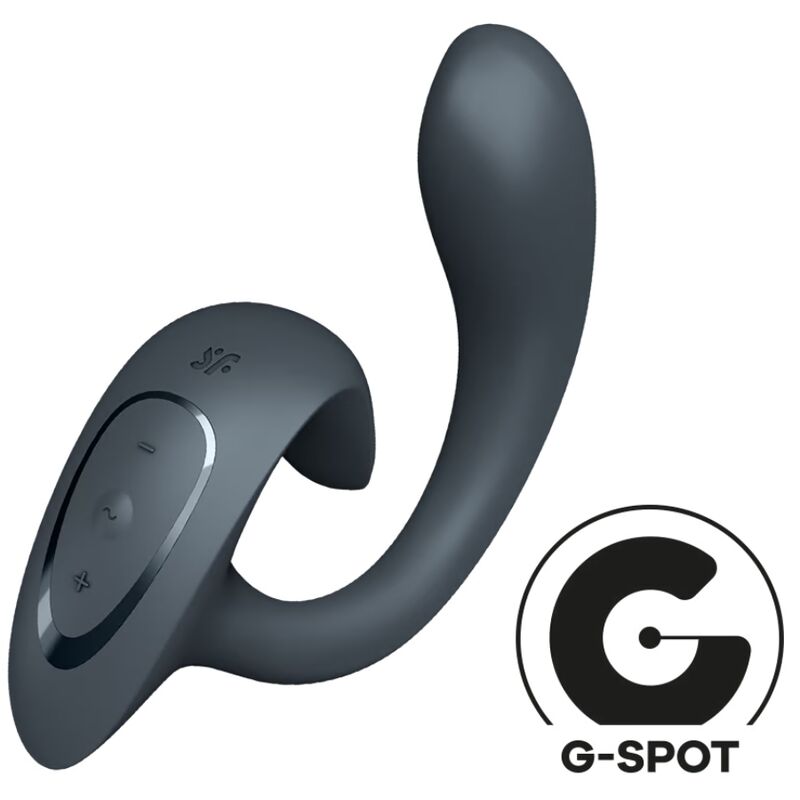 SATISFYER - G FOR GODDESS 1 VIBREUR LAPIN GRIS FONCÉ