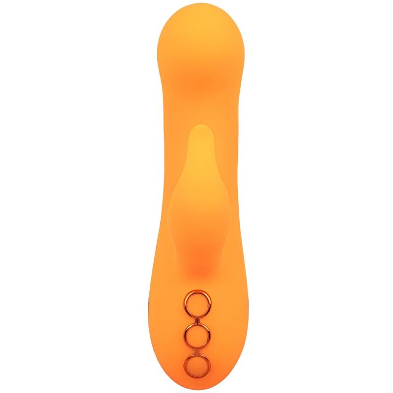 CALEXOTICS - VIBROMASSEUR LAPIN MONTECITO MUSE ORANGE BY CALIFORNIA DREAMING