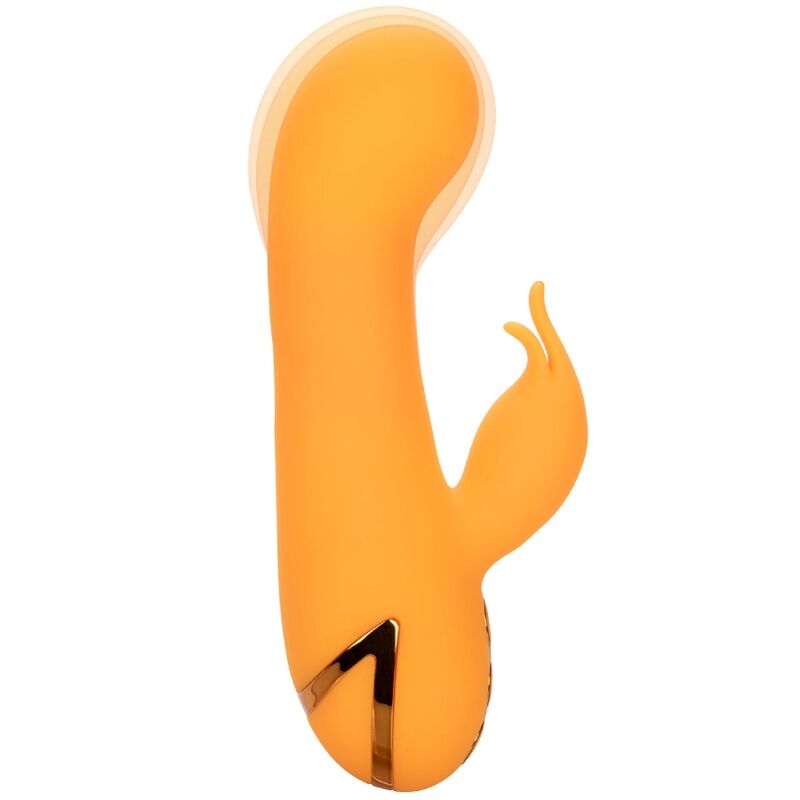 CALEXOTICS - VIBROMASSEUR LAPIN MONTECITO MUSE ORANGE BY CALIFORNIA DREAMING