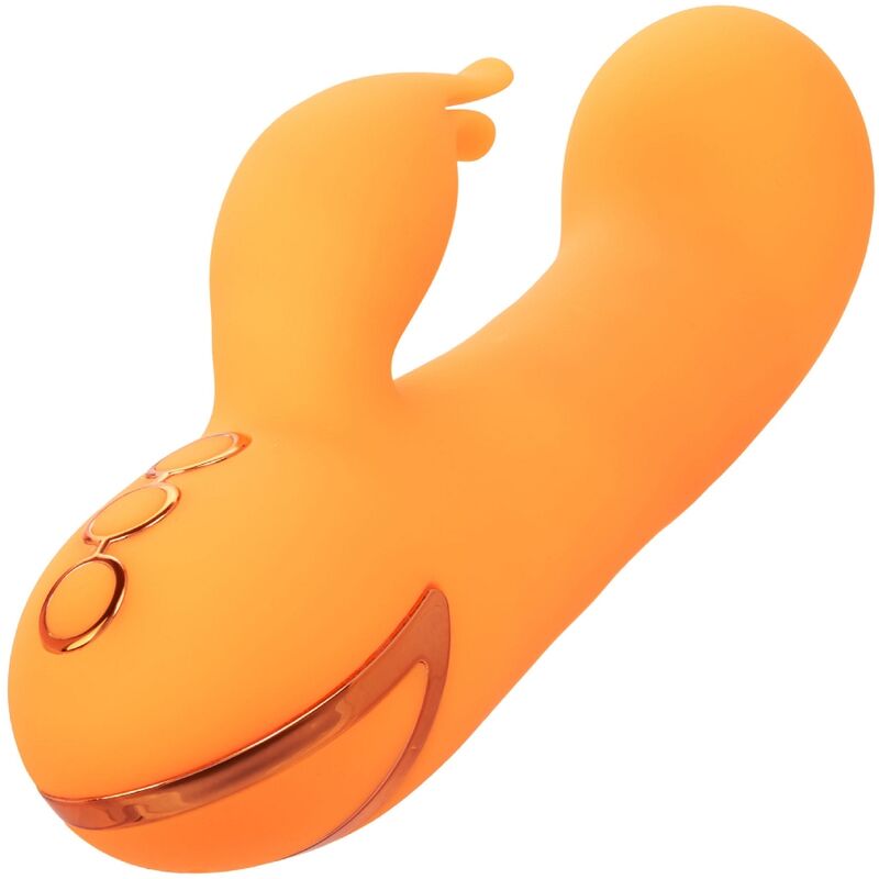 CALEXOTICS - VIBROMASSEUR LAPIN MONTECITO MUSE ORANGE BY CALIFORNIA DREAMING