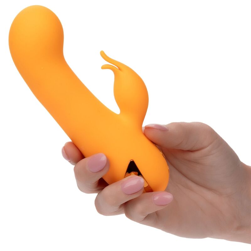 CALEXOTICS - VIBROMASSEUR LAPIN MONTECITO MUSE ORANGE BY CALIFORNIA DREAMING