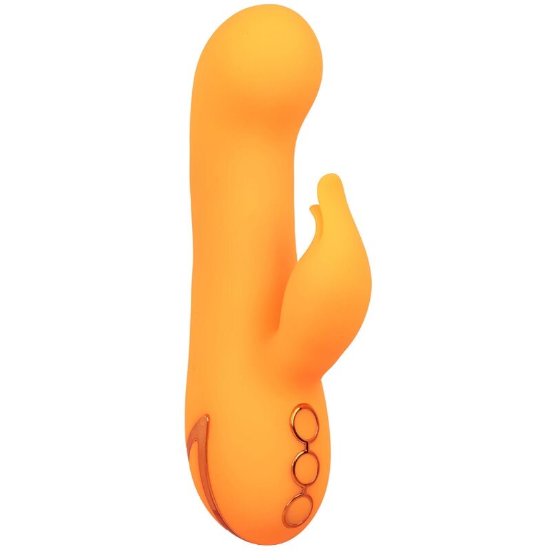 CALEXOTICS - VIBROMASSEUR LAPIN MONTECITO MUSE ORANGE BY CALIFORNIA DREAMING