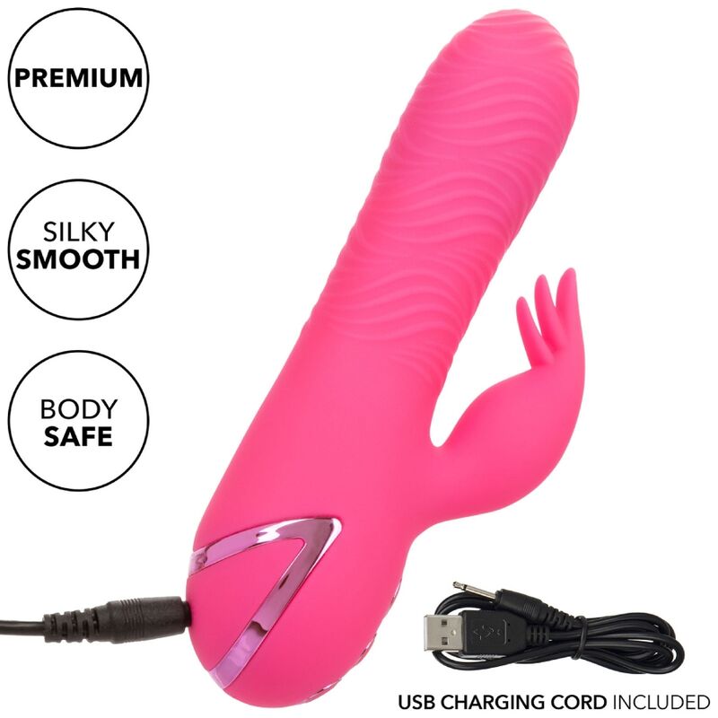 CALEXOTICS - VIBROMASSEUR LAPIN ROSE SACRAMENTO SWEETIE BY CALIFORNIA DREAMING