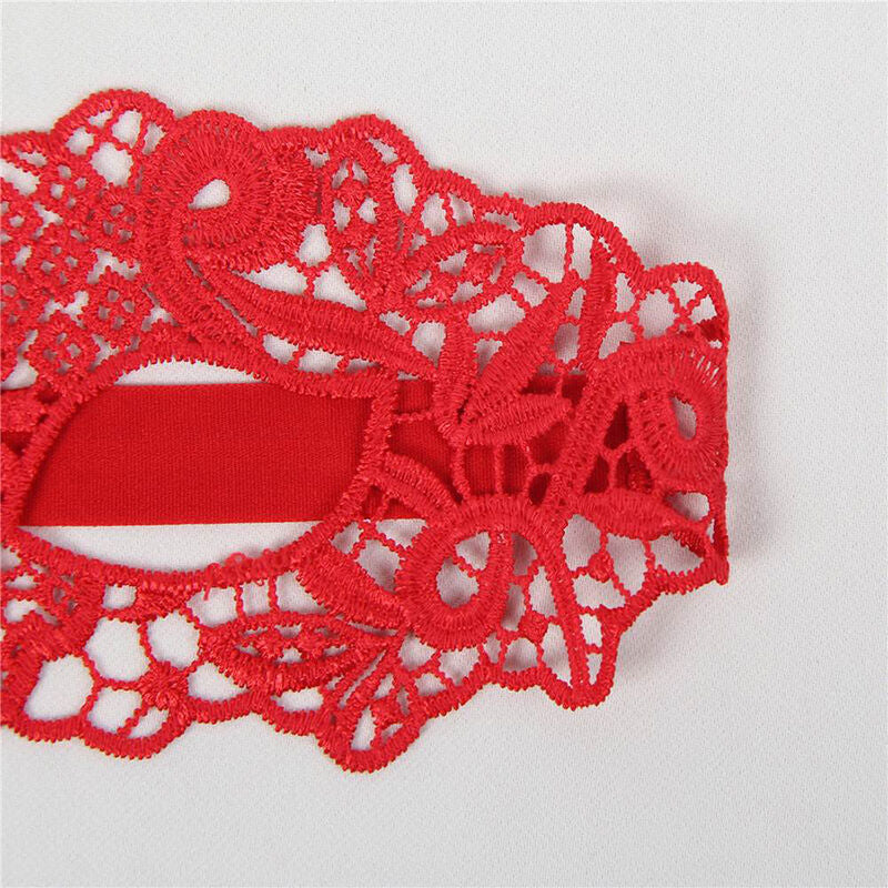 QUEEN LINGERIE - LOUP EN DENTELLE ROUGE