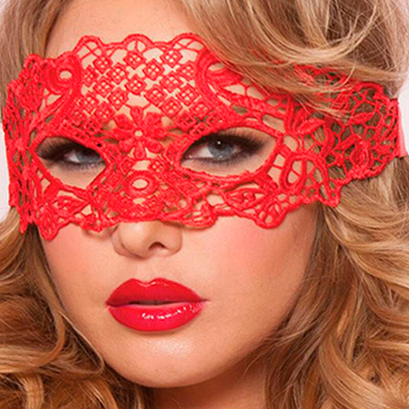 QUEEN LINGERIE - LOUP EN DENTELLE ROUGE