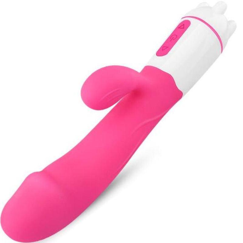 ARMONY - HAPPY VIBREUR & STIMULATEUR RECHARGEABLE FUCHSIA