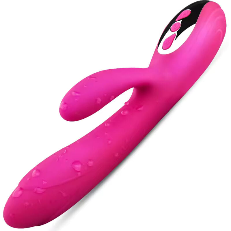 ARMONY - FLEXIBLE VIBRATOR & STIMULATOR WITH HEAT EFFECT, FUCHSIA