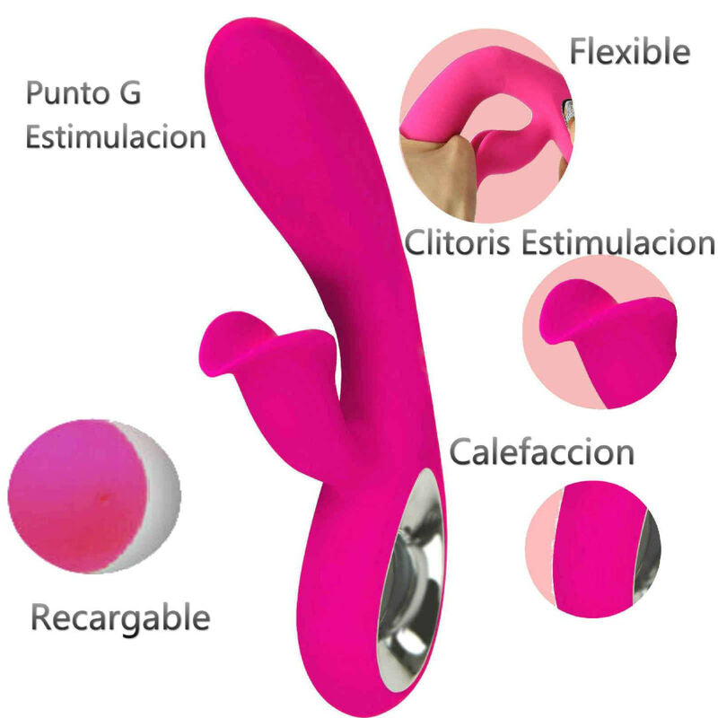ARMONY - VIBREUR ET STIMULATEUR DARO PULL RING FUCHSIA
