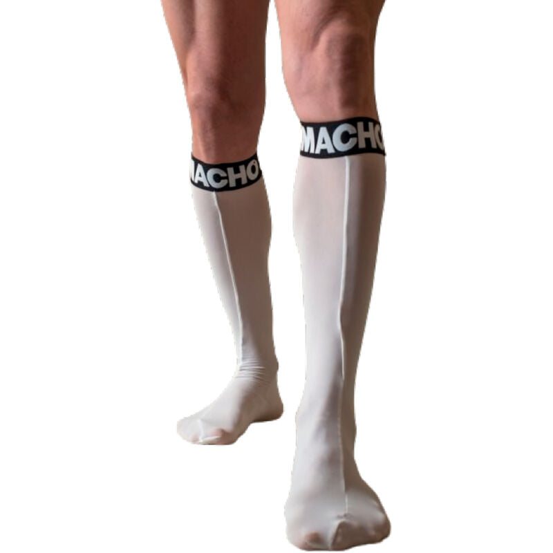 HOMME - CHAUSSETTES FINES BLANCHES TAILLE UNIQUE