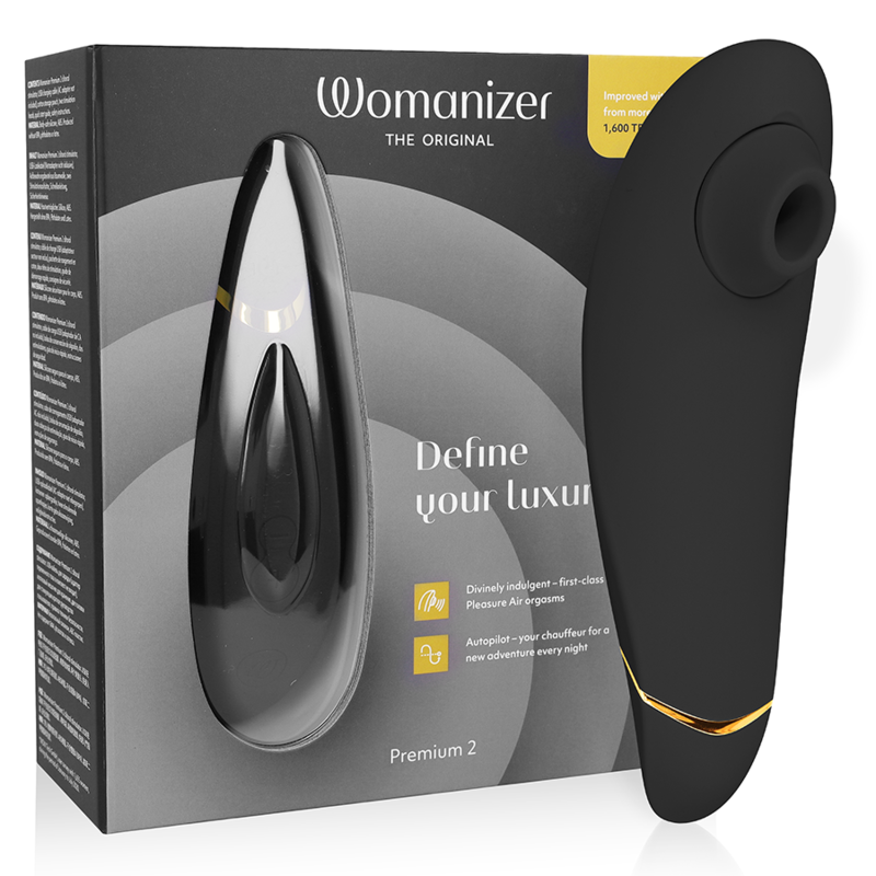 WOMANIZER - STIMULATEUR DE CLITORIS NOIR PREMIUM 2