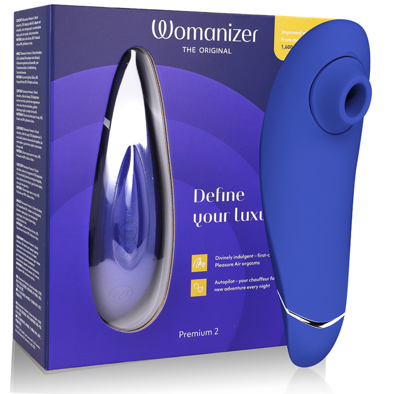 WOMANIZER - PREMIUM 2 STIMULATEUR CLITORIDIEN MYRTILLE