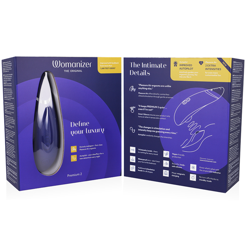 WOMANIZER - PREMIUM 2 STIMULATEUR CLITORIDIEN MYRTILLE
