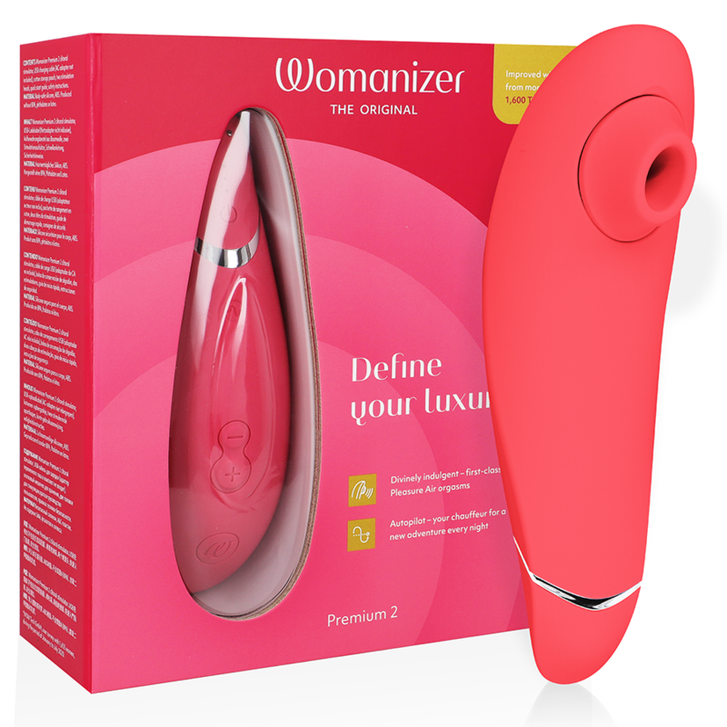 WOMANIZER - STIMULATEUR DE CLITORIS PREMIUM 2 FRAMBOISE