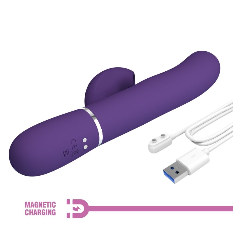 PRETTY LOVE - PERLITA VIBREUR POINT G 3 EN 1 MULTIFONCTION VIOLET