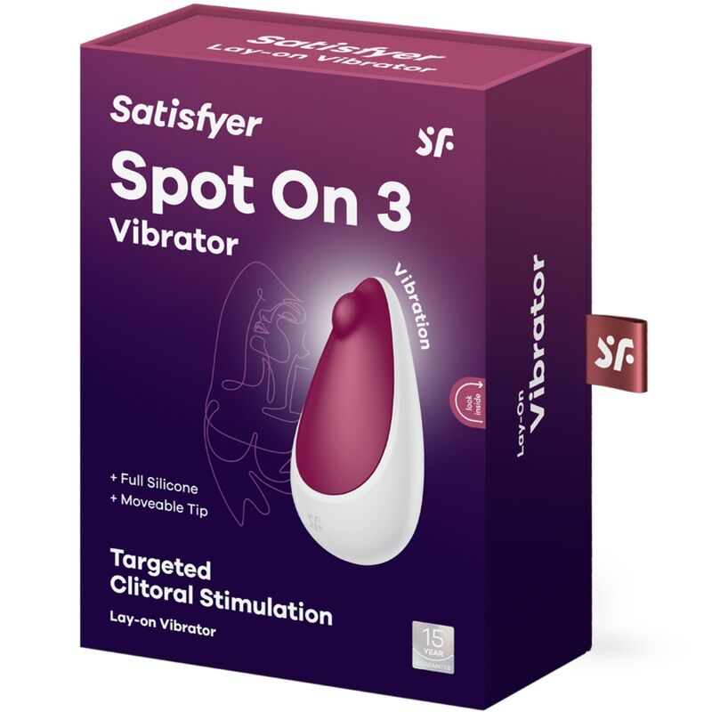 SATISFYER - SPOT ON 3 STIMULATEUR CLITORIDIEN ROUGE