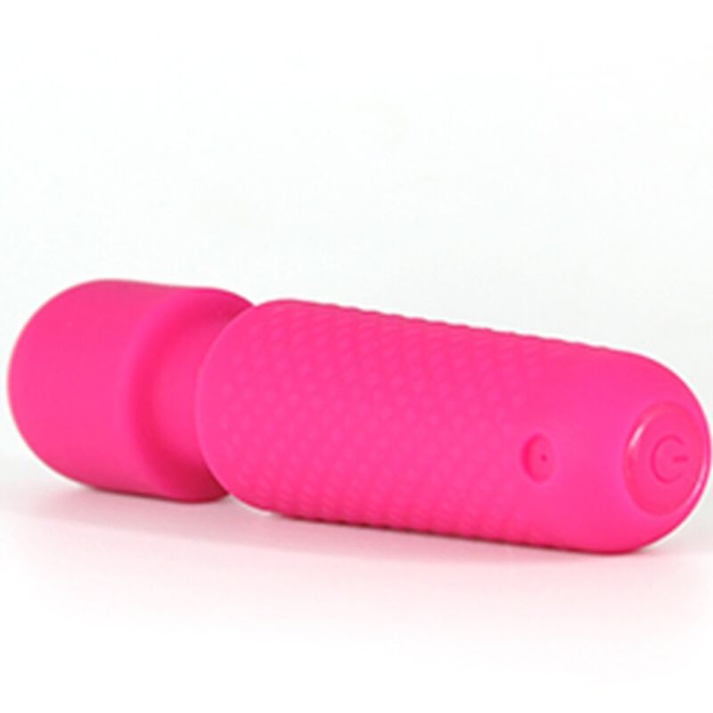 HARMONY - YOUR MAGIC RECHARGEABLE MASSAGER & VIBRATOR 10 VIBRATIONS PINK SILICONE