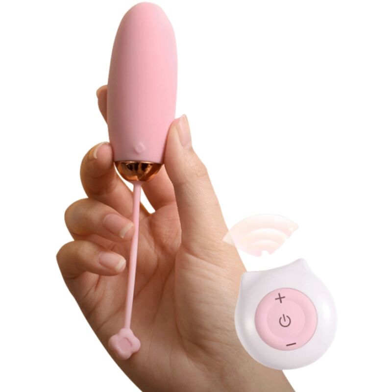 ARMONY - KITTY FUN ŒUF VIBRANT TÉLÉCOMMANDE 10 VIBRATIONS ROSE