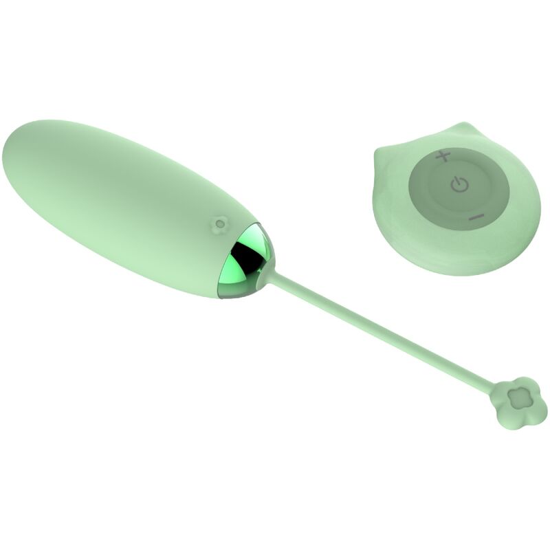 ARMONY - KITTY FUN ŒUF VIBRANT TÉLÉCOMMANDE 10 VIBRATIONS VERT
