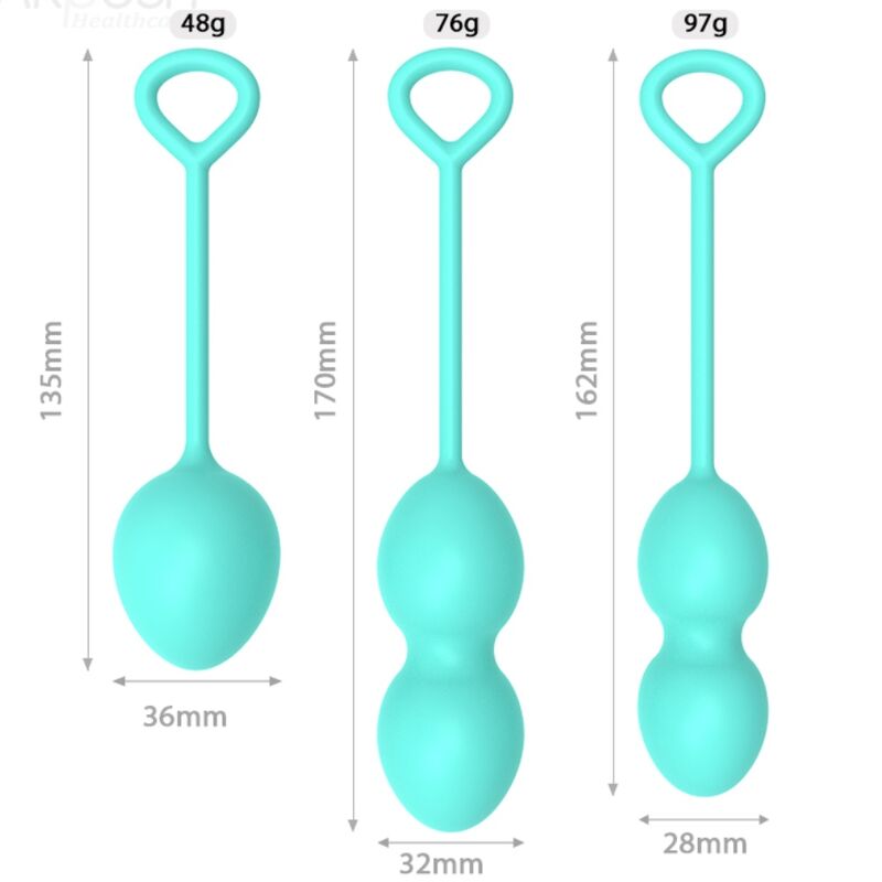 ARMONY - ANABIÓSIS POIDS VAGINAUX 3 NIVEAUX VERT