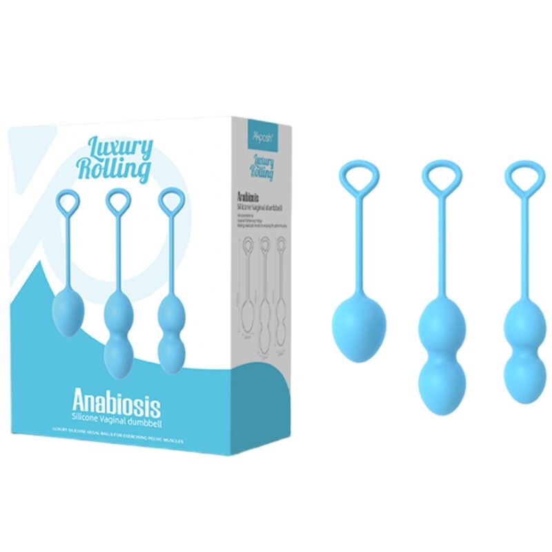 ARMONY - ANABIOSSES POIDS VAGINAUX 3 NIVEAUX BLEU