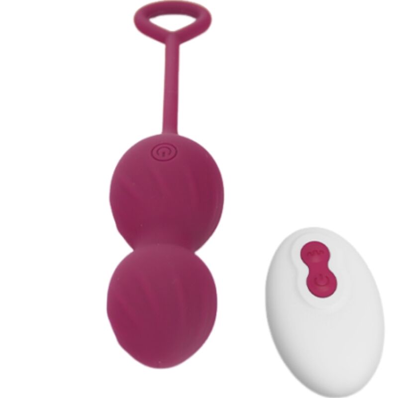 ARMONY - BLOSSOMS POIDS VAGINAUX VIBREUR TÉLÉCOMMANDE 10 VIBRATIONS ROUGE FONCÉ